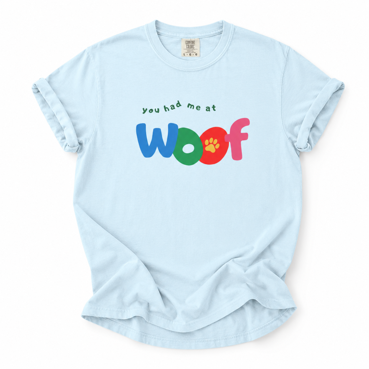 Woof Tshirt Dog lovers tShirt. 