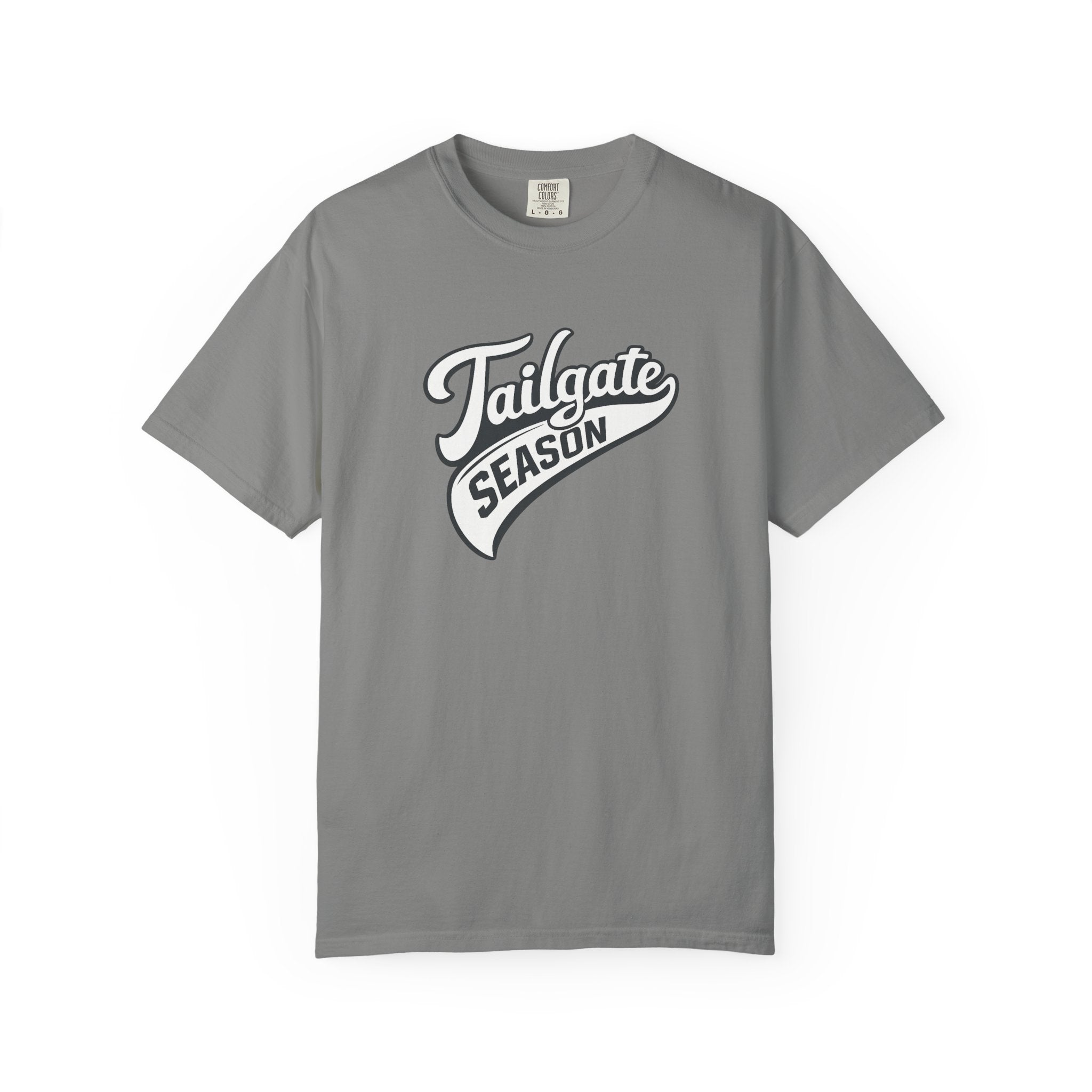 Tailgate Season T-Shirt — Vintage Script Game Day Tee