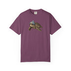 Sea Turtle Graphic Tshirt — Turtle Wearing Beanie TShirt