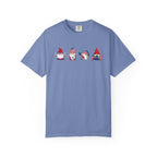 Patriotic Gnomes T-Shirt | American Flag Gnome Trio Tee
