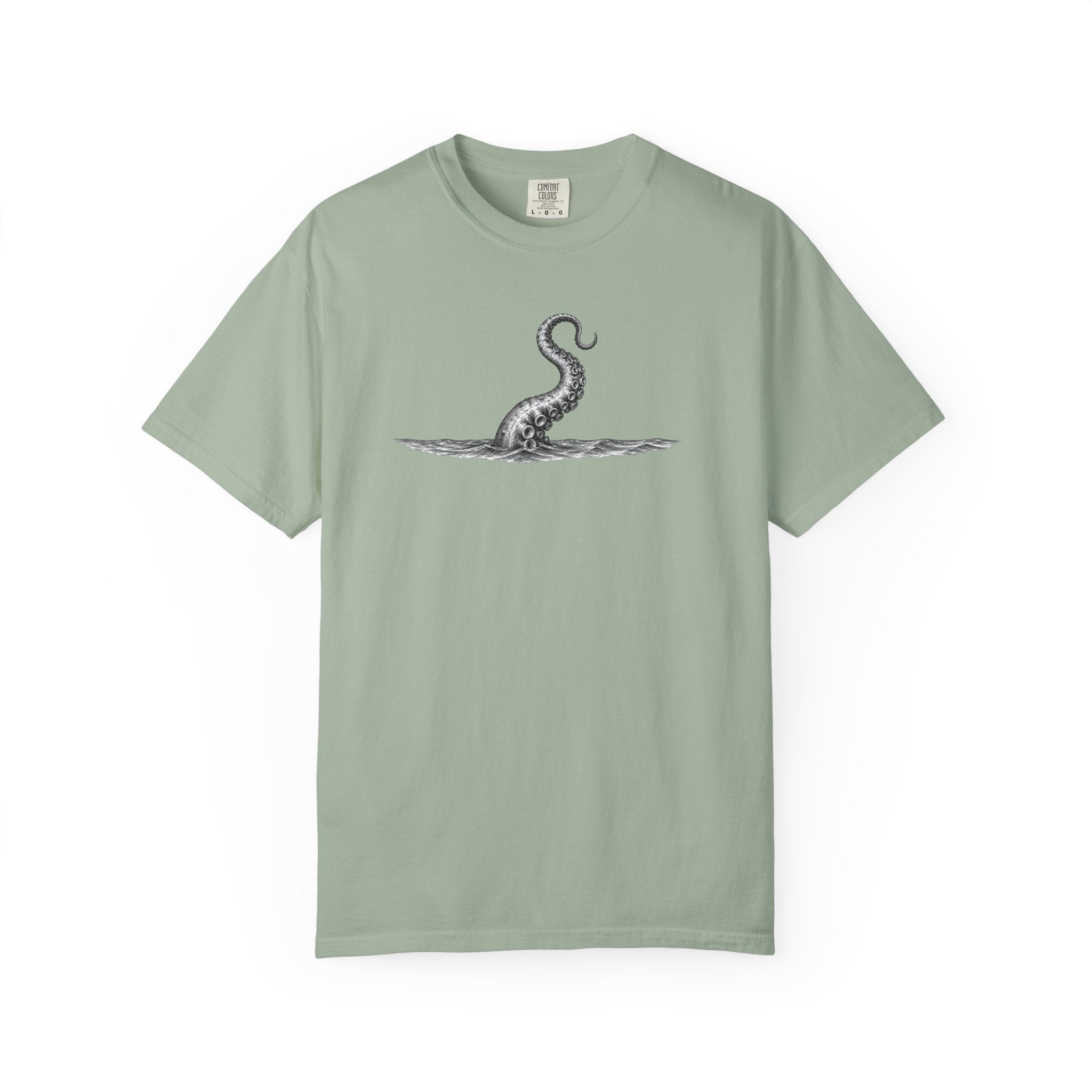 Octopus Tentacle Graphic T-Shirt- Ocean Life Tshirts