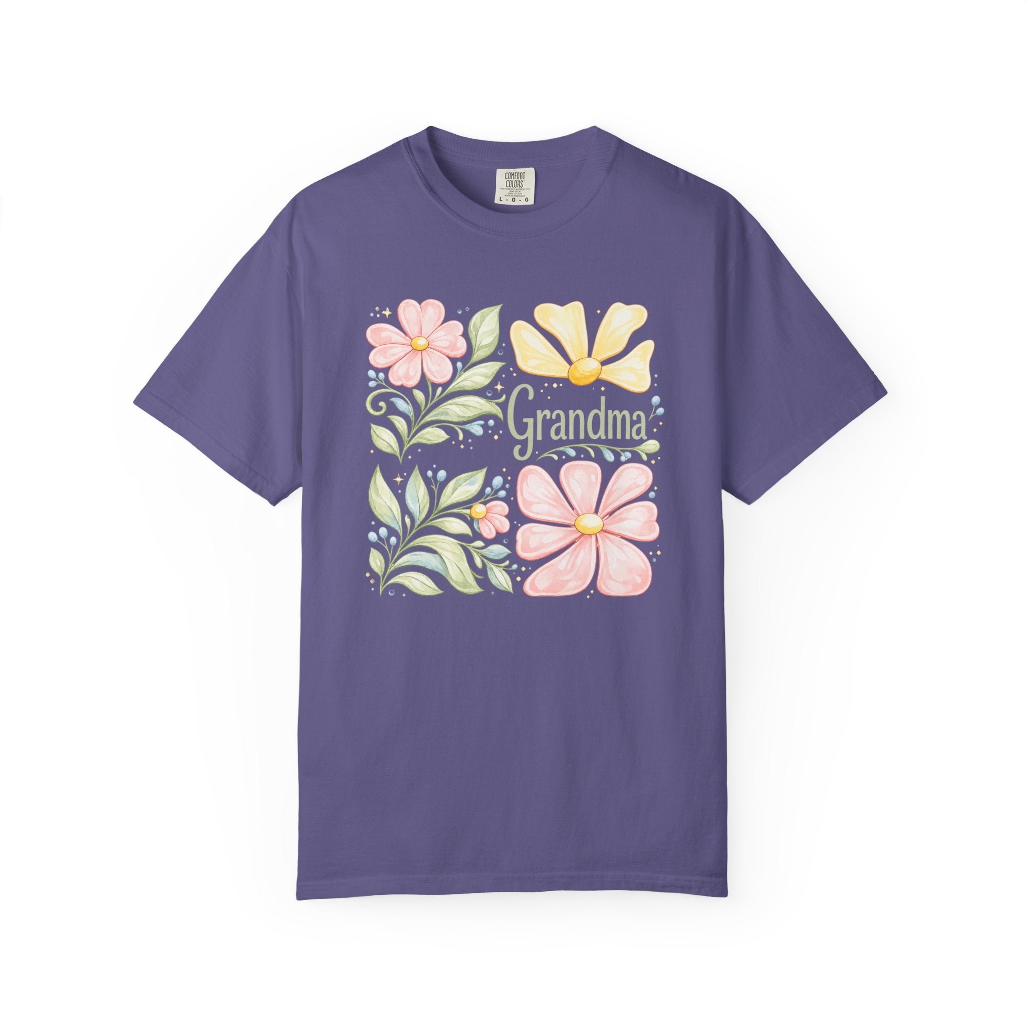 Grandma Floral TShirt- Grandma Tshirt