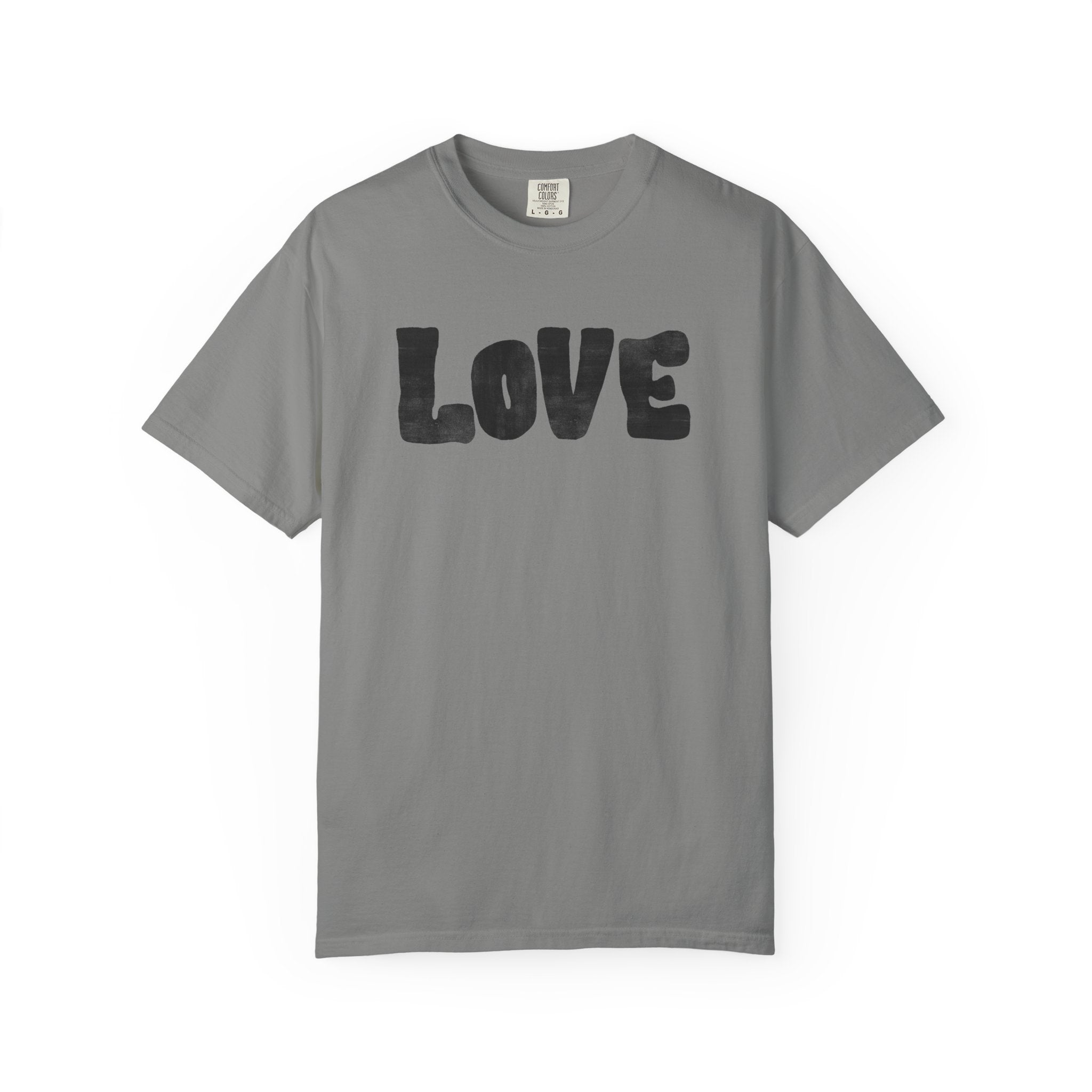 LOVE Graphic T-Shirt — Vintage Block Letter Tee