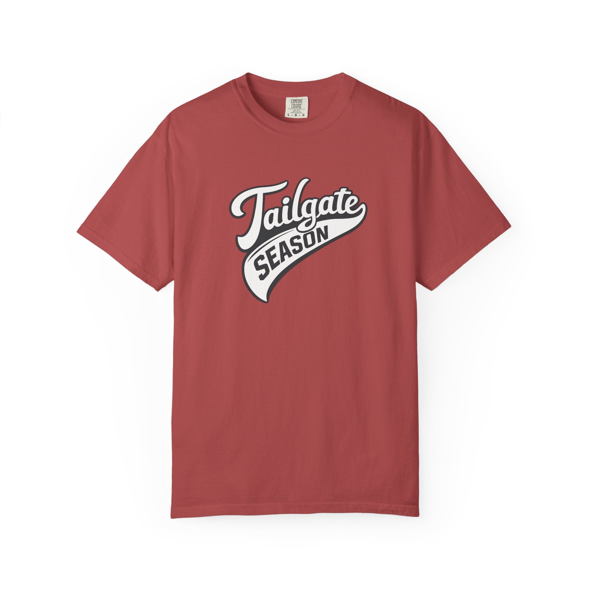 Tailgate Season T-Shirt — Vintage Script Game Day Tee
