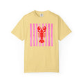 Lobster Stripe T-Shirt — Womens Graphic T Shirt