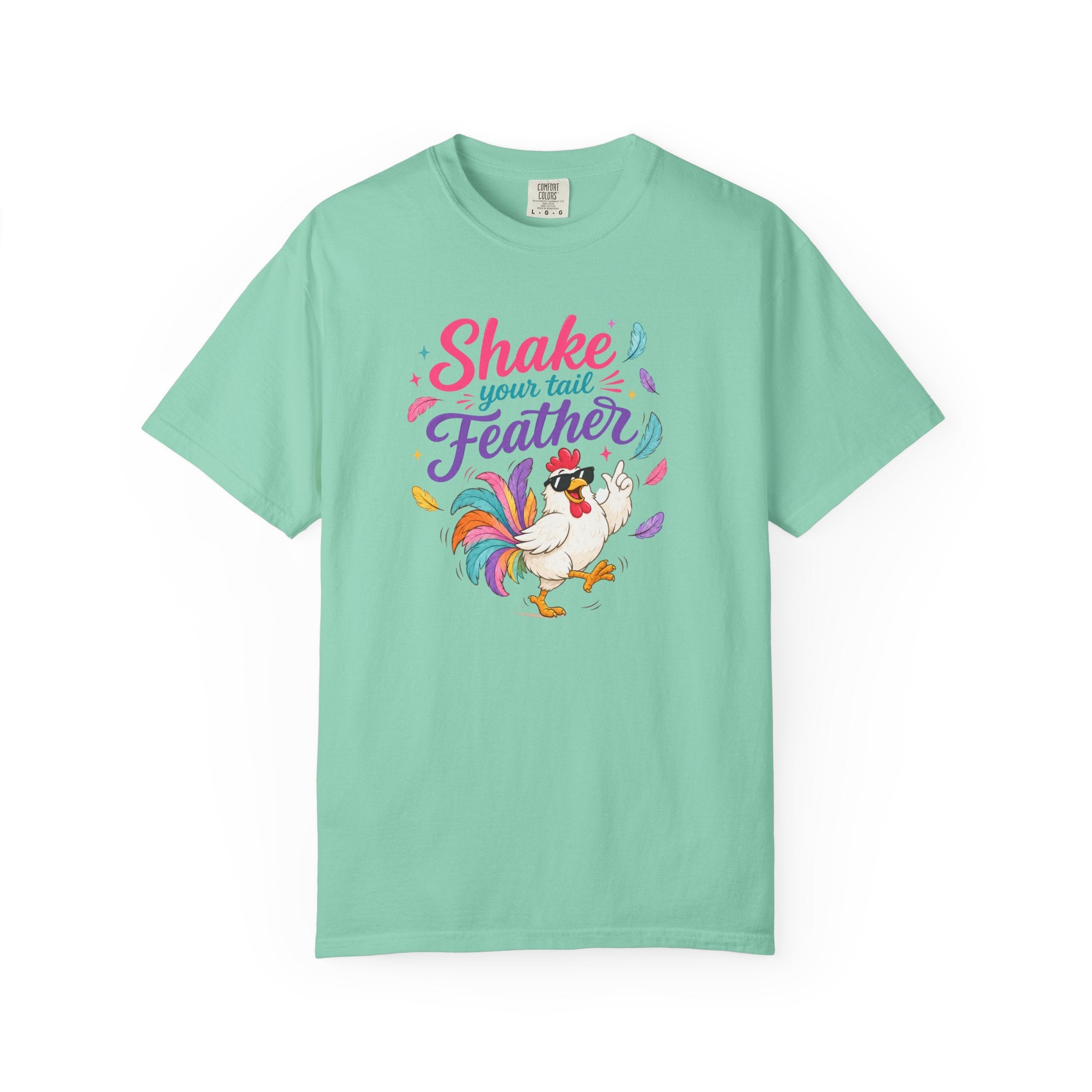 "Shake Your Tail Feather" T-Shirt- Cute Graphic Tee