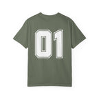 Rookie 01 Tshirt — Athletic Letterman Graphic T-Shirt