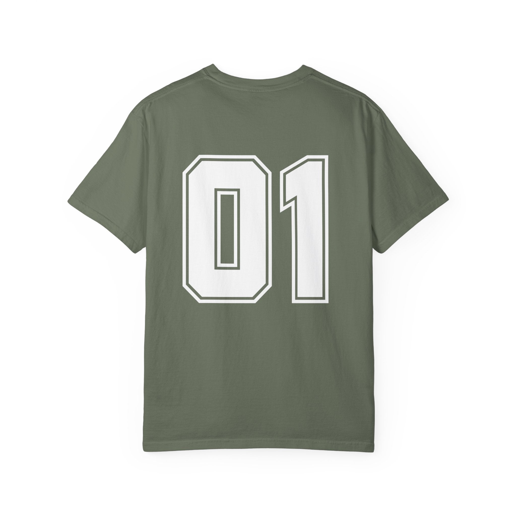 Rookie 01 Tshirt — Athletic Letterman Graphic T-Shirt