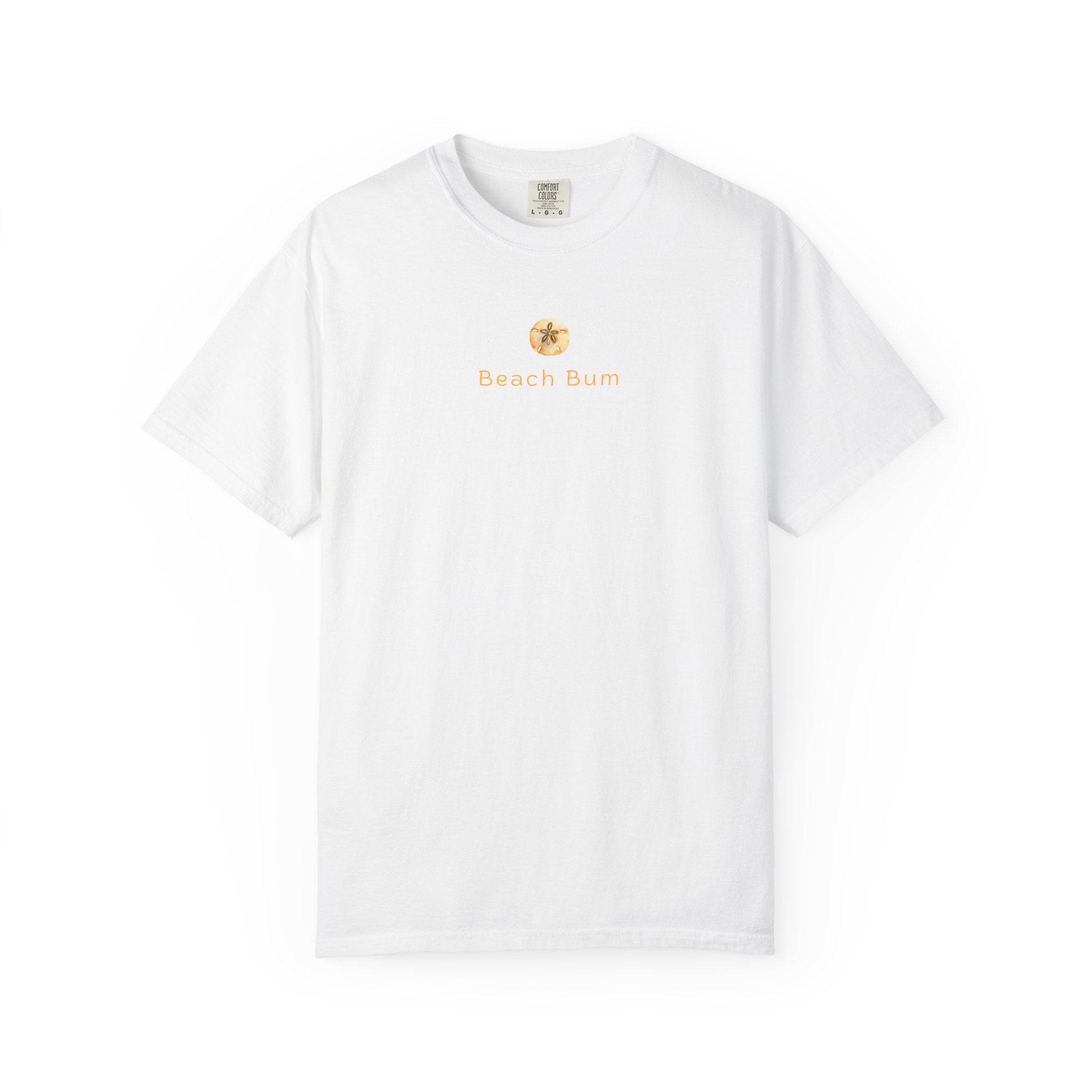 Beach Bum Sand Dollar T-Shirt — Minimalist Beach Tshirt
