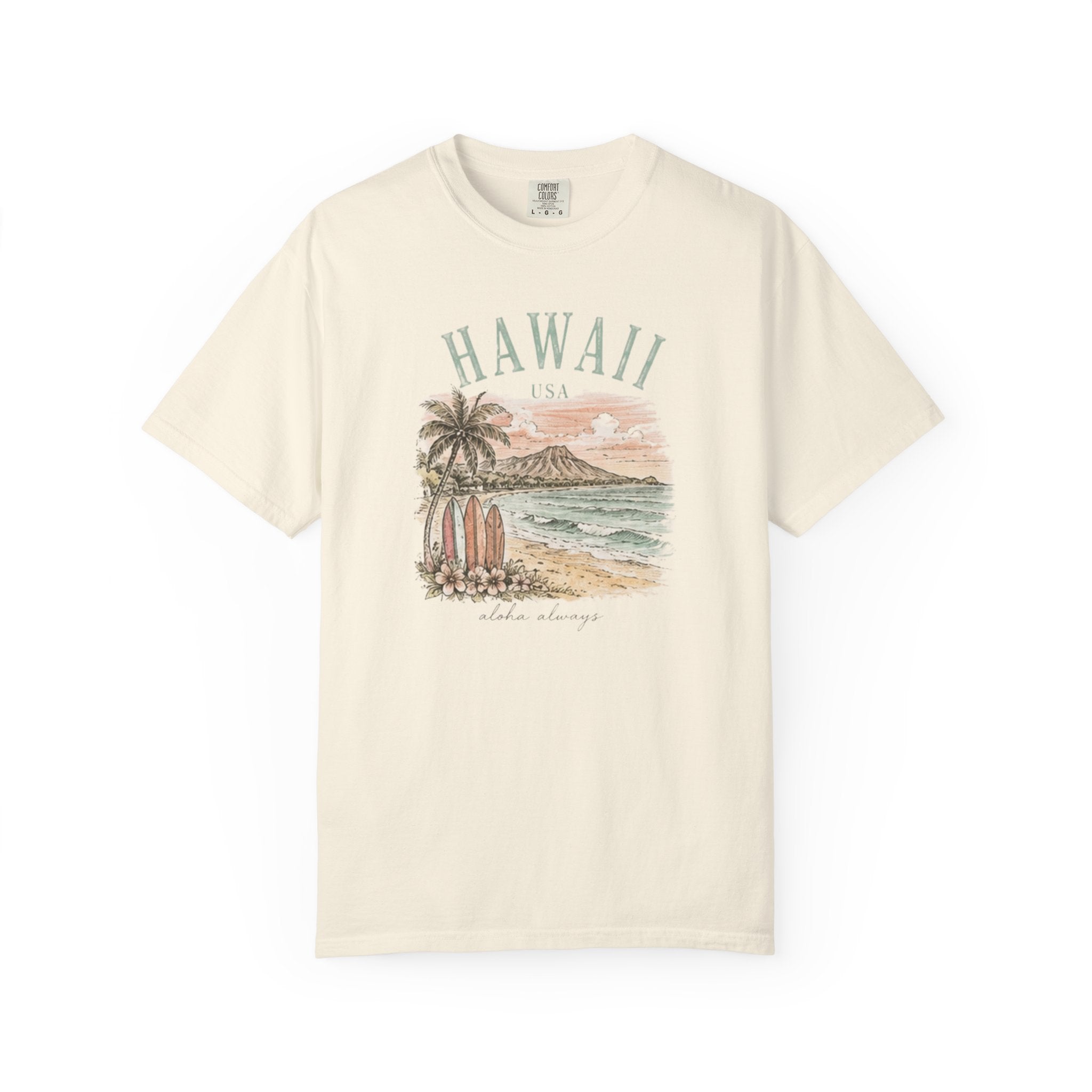 Hawaii BeachT-Shirt- Hawaii Graphic Tshirt