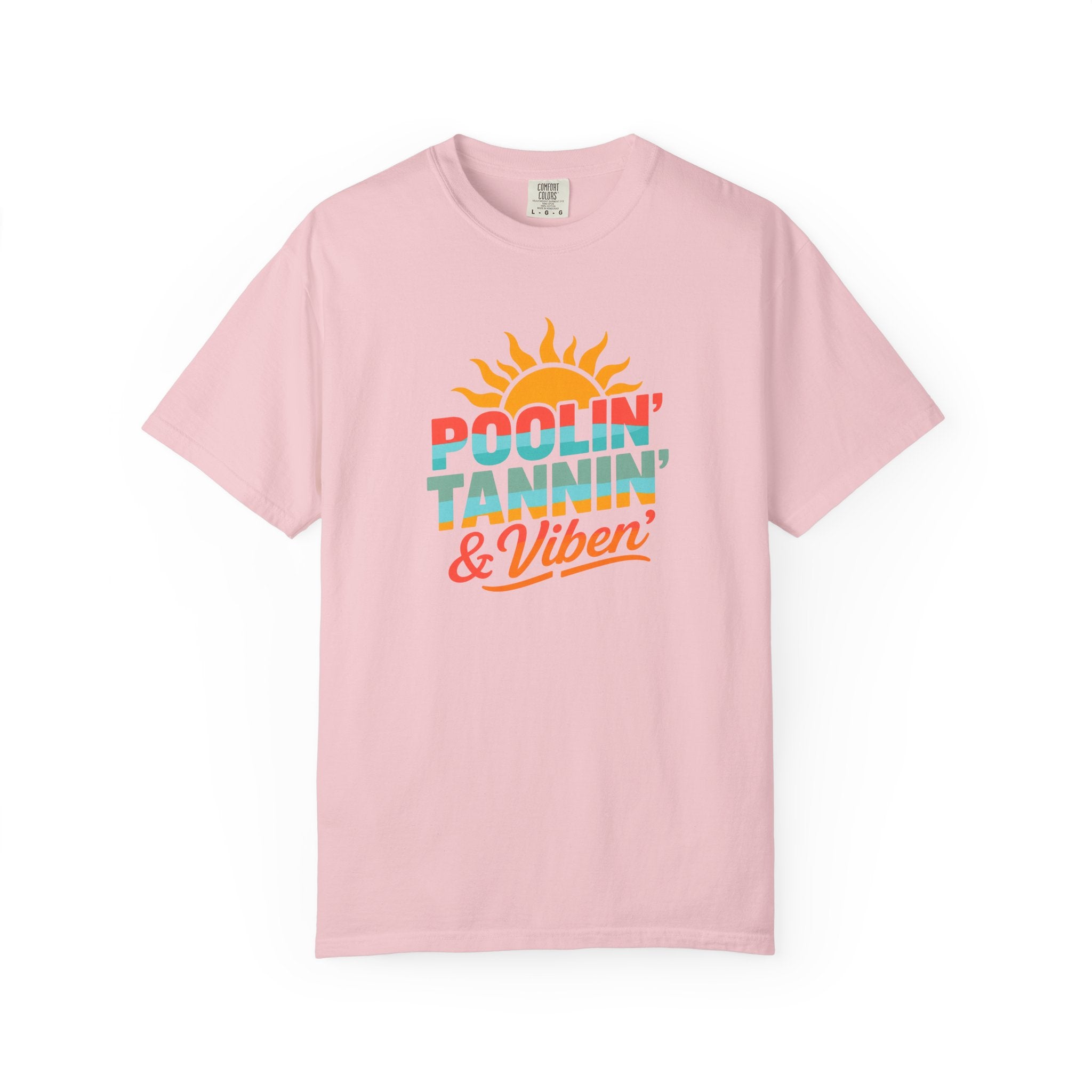 Poolin', Tannin' & Viben' T-Shirt | Summer T-shirt