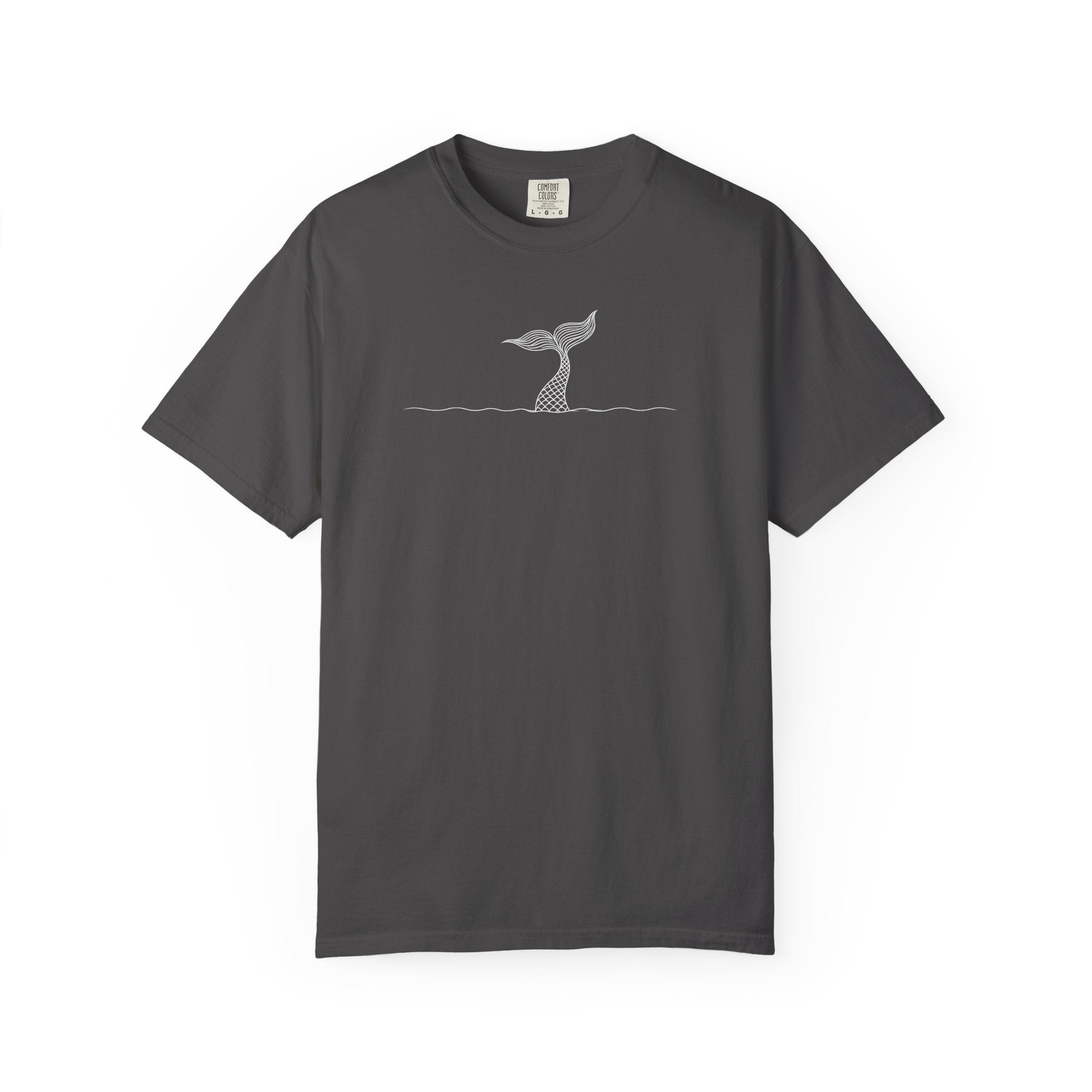 Mermaid Tail T-Shirt — Women Minamalist Graphic Tshirt