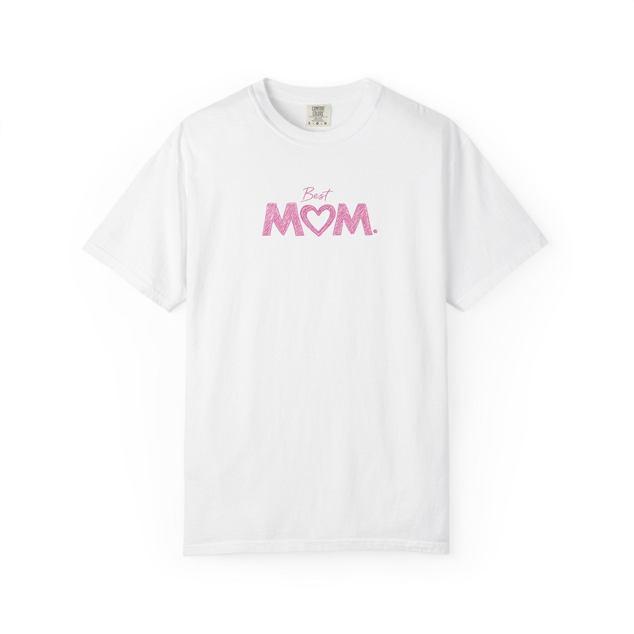 Best Mom Heart T-Shirt- Mom Graphic Tee