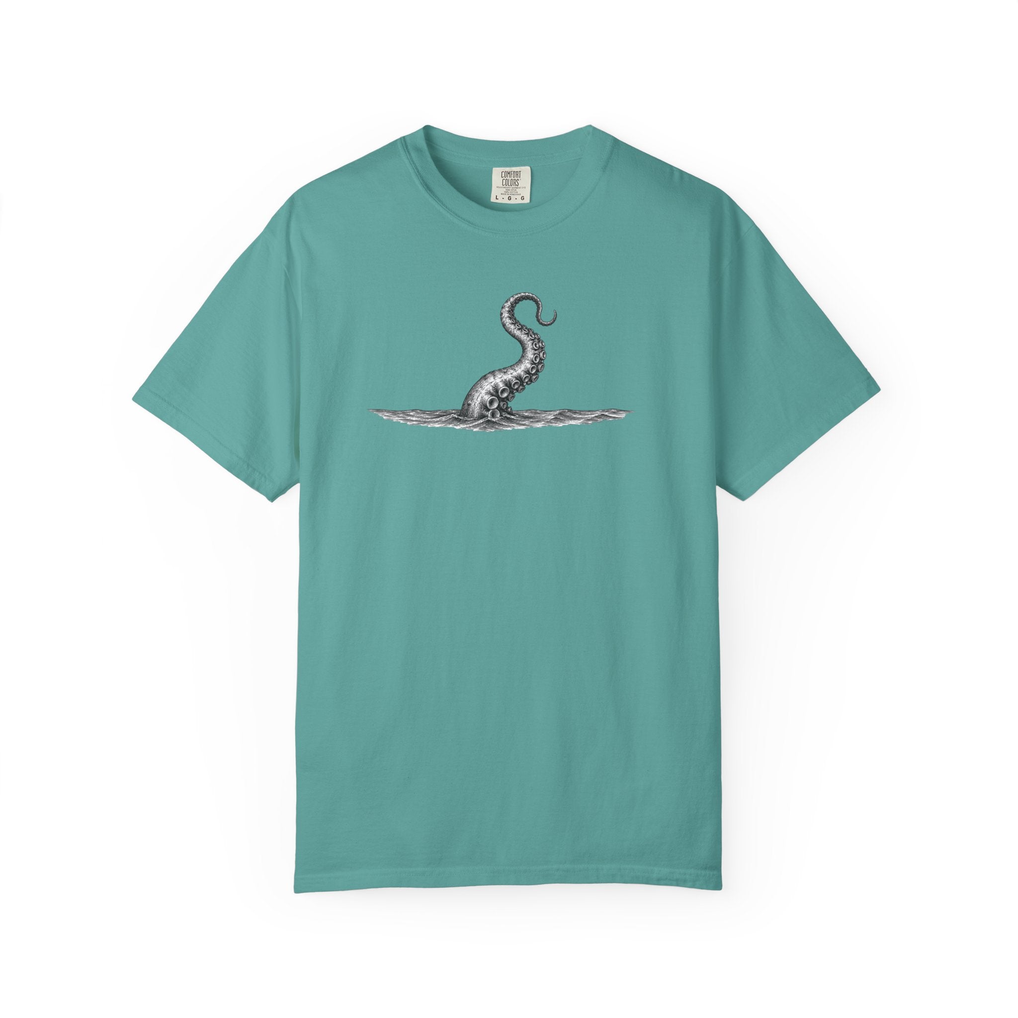 Octopus Tentacle Graphic T-Shirt- Ocean Life Tshirts