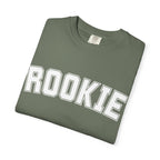 Rookie 01 Tshirt — Athletic Letterman Graphic T-Shirt