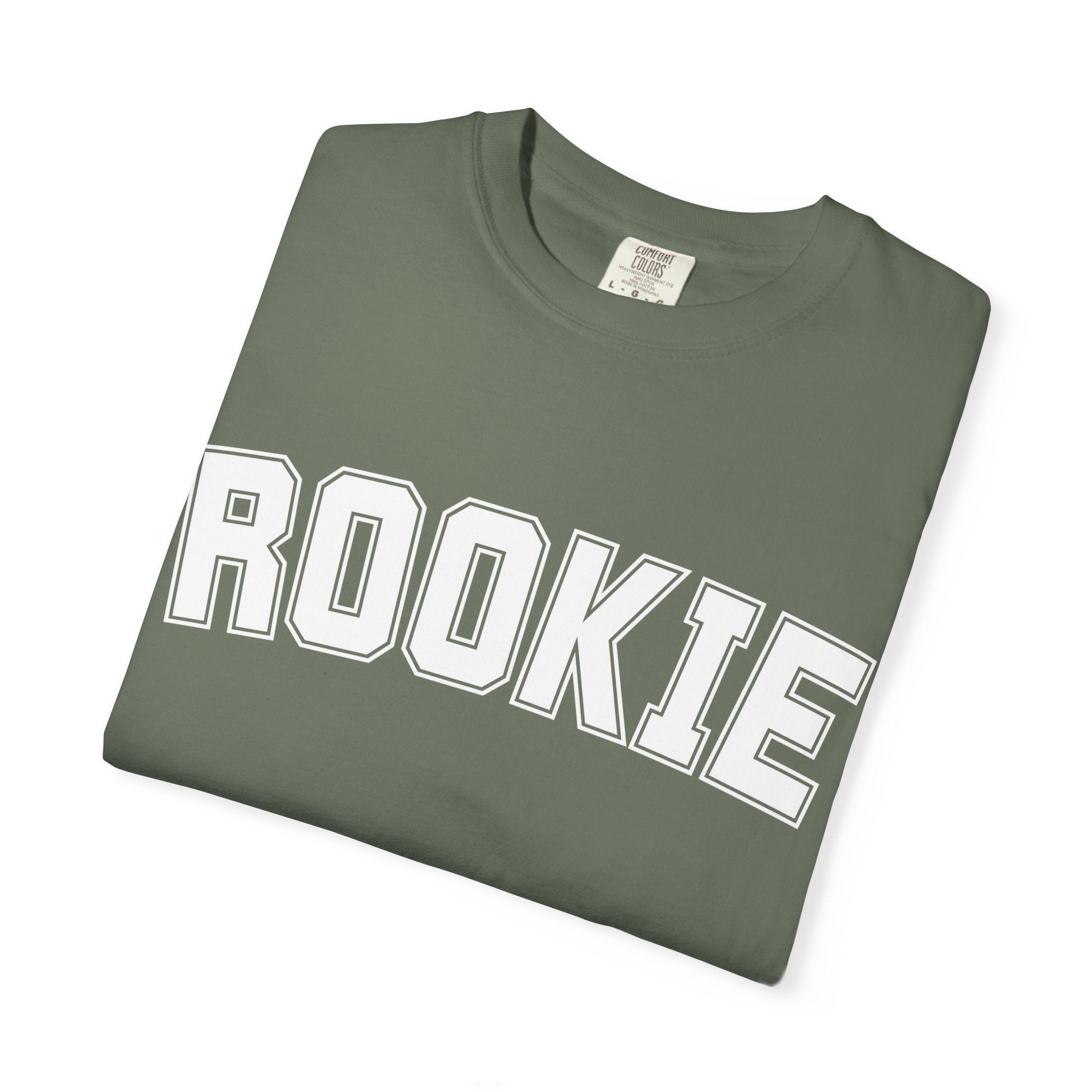 Rookie 01 Tshirt — Athletic Letterman Graphic T-Shirt