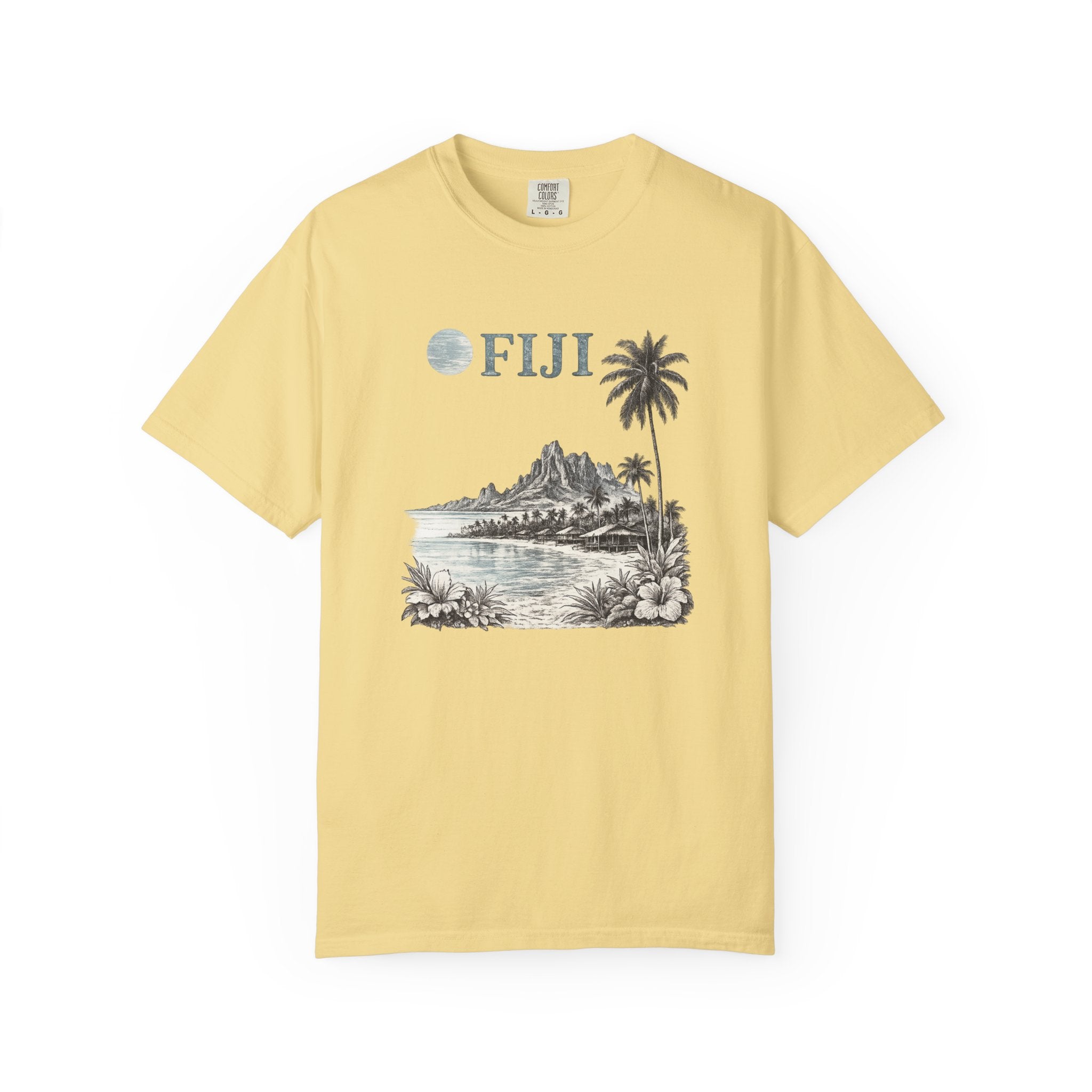 Fiji Vintage Travel T-shirt- Fiji Graphic Tshirt