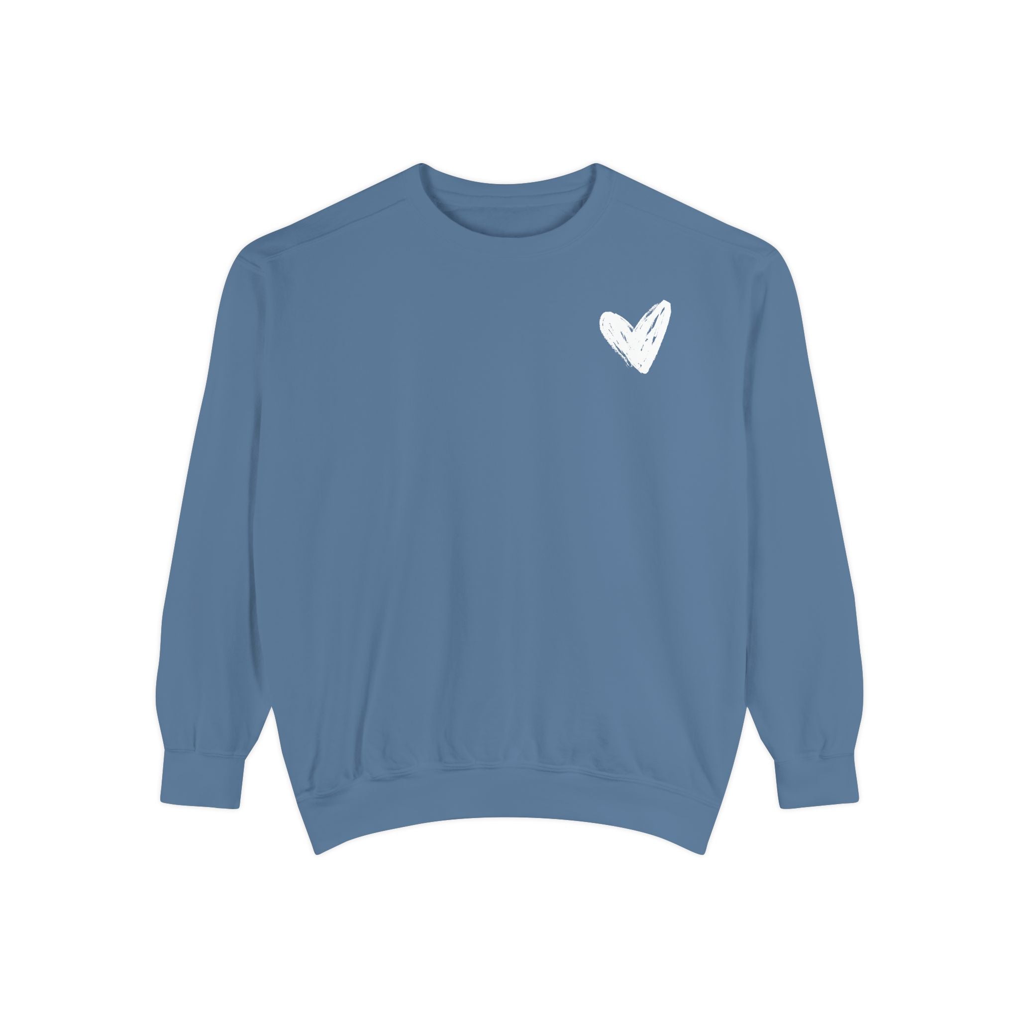 Heart Sketched Sweatshirt- Womens Heart Sweatshirt
