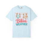 Bikini Weather T-shirt | Summer Beach Graphic, Bikinis on a Clothesline