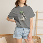 Pelican with Beanie T-Shirt — Ocean Life Graphic Tshirt
