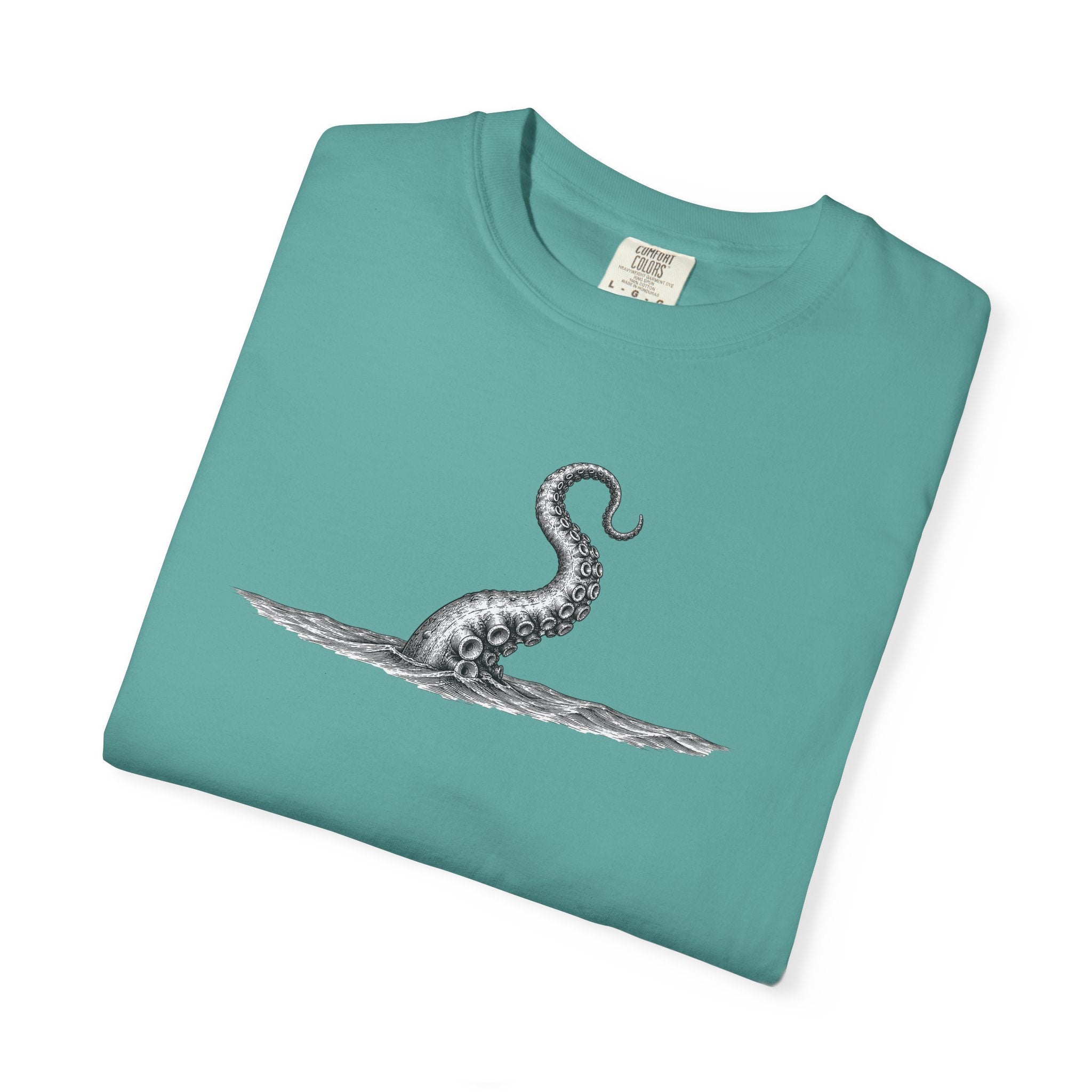 Octopus Tentacle Graphic T-Shirt- Ocean Life Tshirts