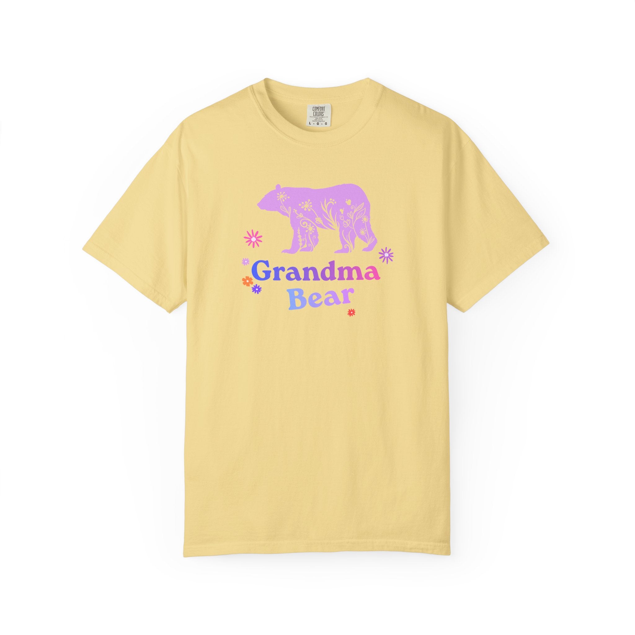 Grandma Bear T-Shirt — Cute Floral Mama Bear Tshirt Gift