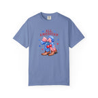 All American Cowboy T-shirt | Patriotic Boots and Flag Graphic