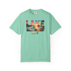 Lake Life sunset graphic T-Shirt | lake scene T-Shirt