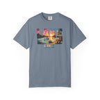 Lake Life sunset graphic T-Shirt | lake scene T-Shirt