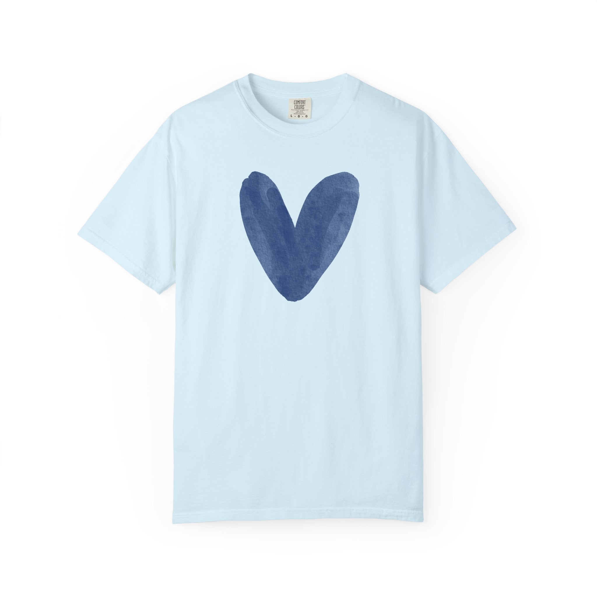 Heart Painted Graphic T-Shirt — Heart Tee for Casual Everyday Wear
