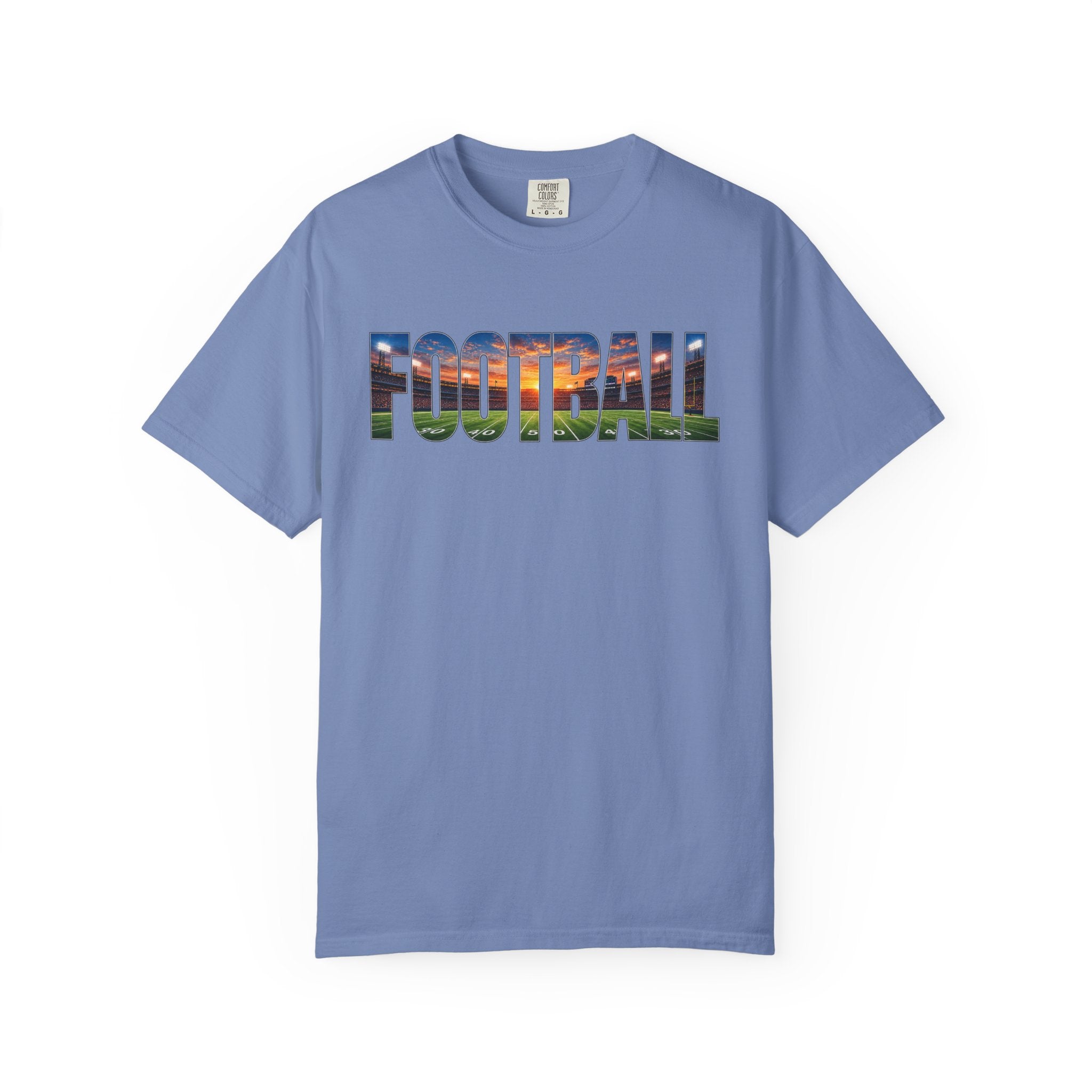 Football T-shirt- Football field Graphic Tee