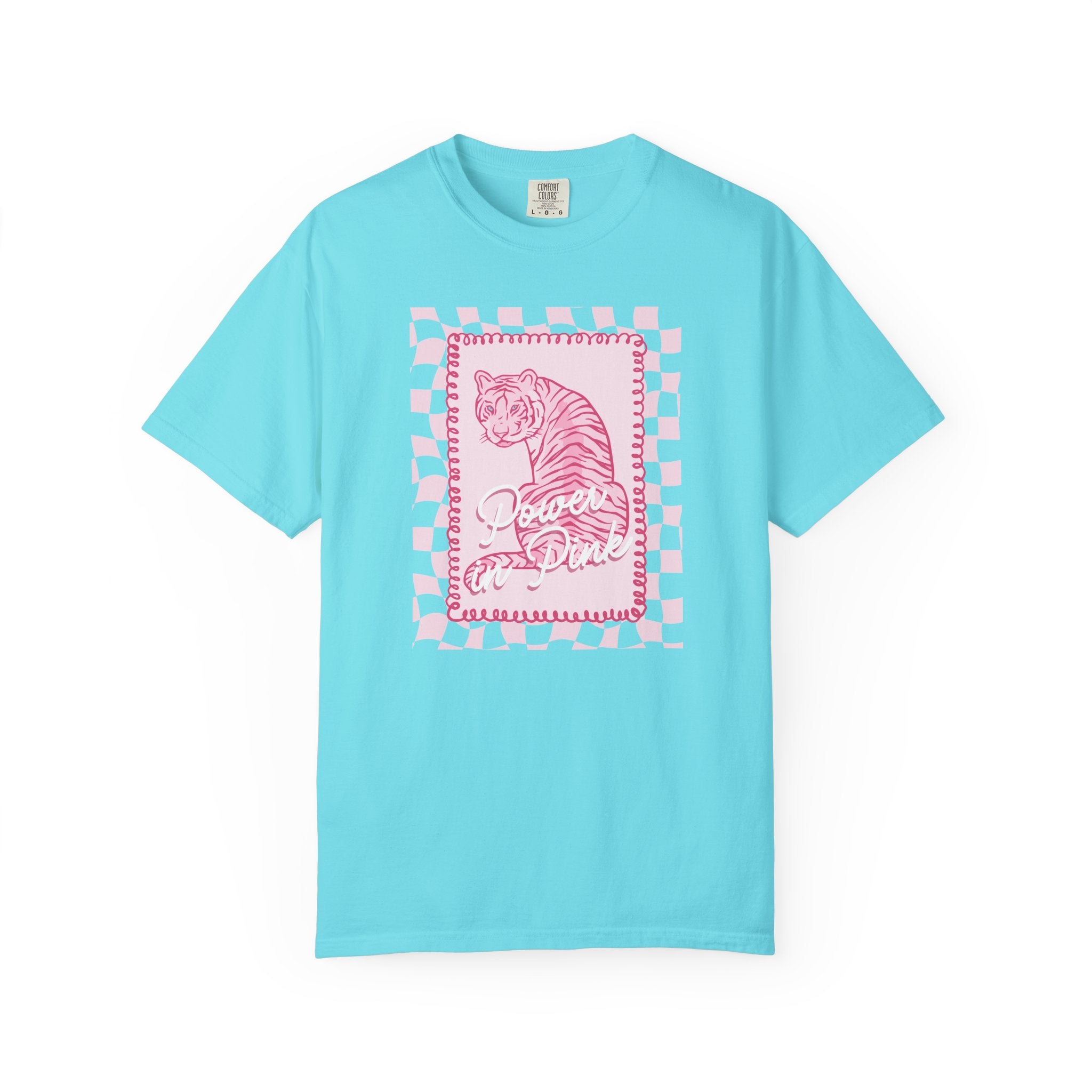 Power in Pink Tiger Tshirt- Cute Tshirts