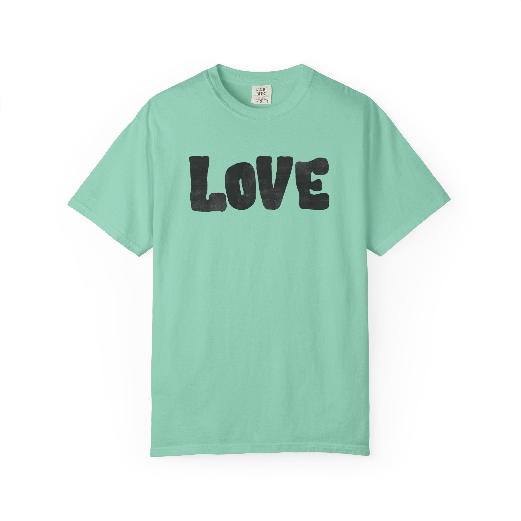 LOVE Graphic T-Shirt — Vintage Block Letter Tee