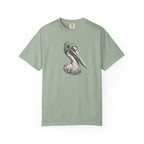Pelican with Beanie T-Shirt — Ocean Life Graphic Tshirt