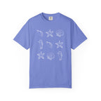 Seaside Sea Shells T-Shirt — Nautical Womens Graphic T Shirt