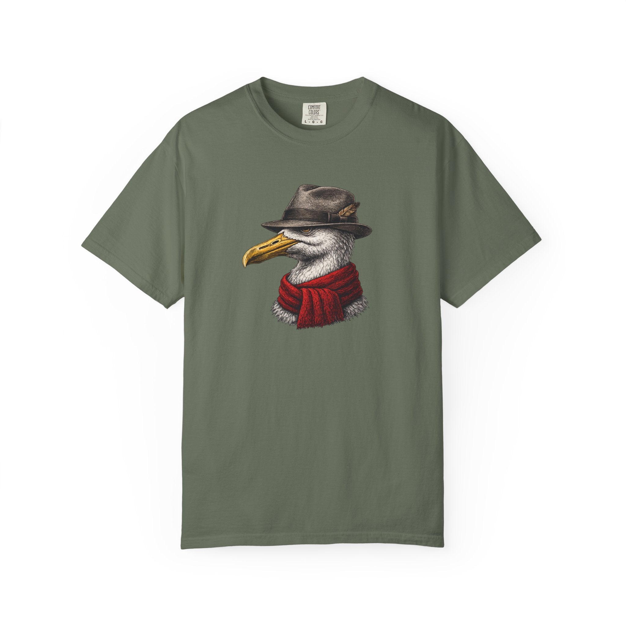 Pelican with Hat T-shirt- Ocean Life Tshirts