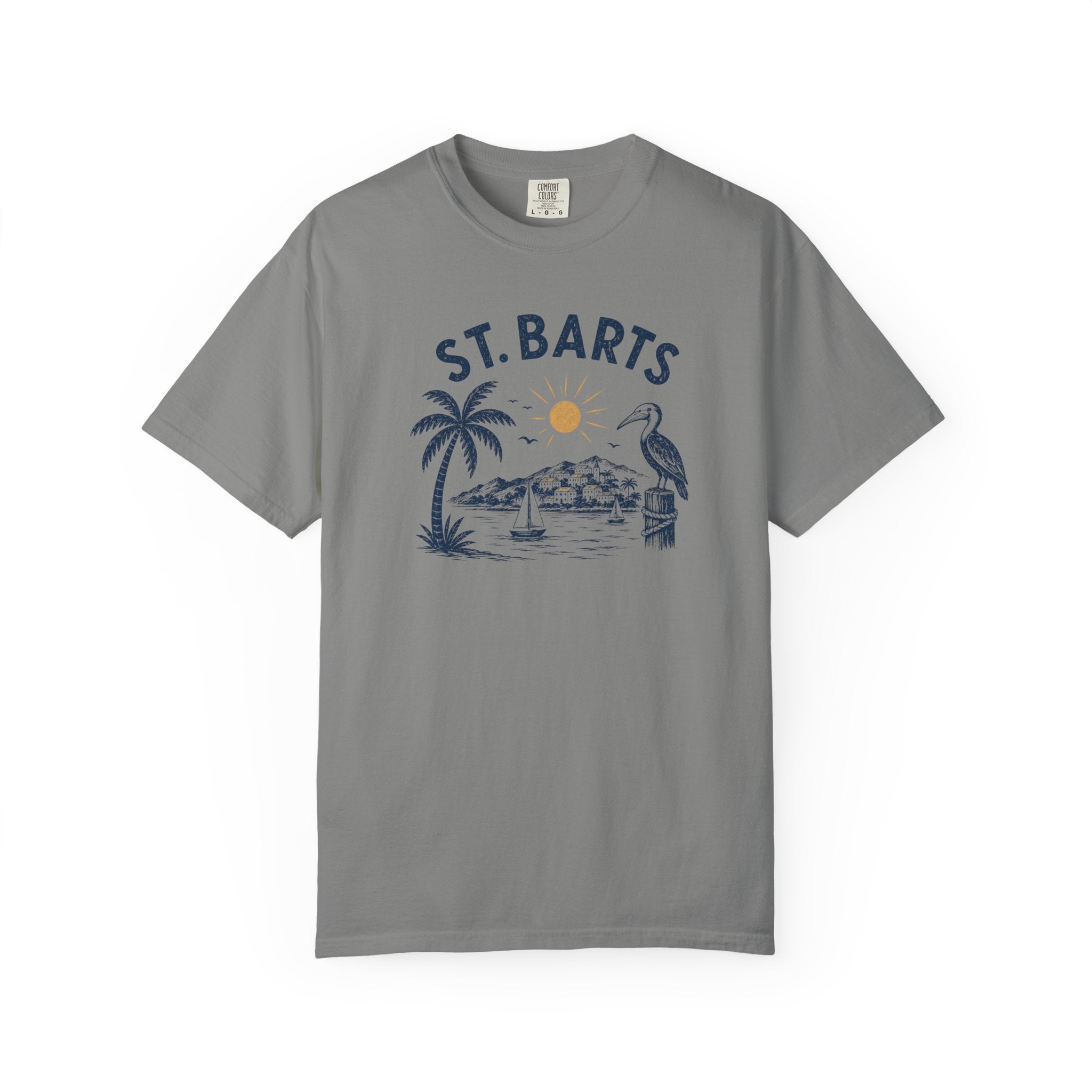 St. Barts Vintage Island T-Shirt — Tropical Beach Graphic Tee
