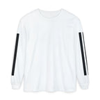Striped Sleeve T-Shirt — Minimal Stripe Long Sleeve Graphic Tshirt