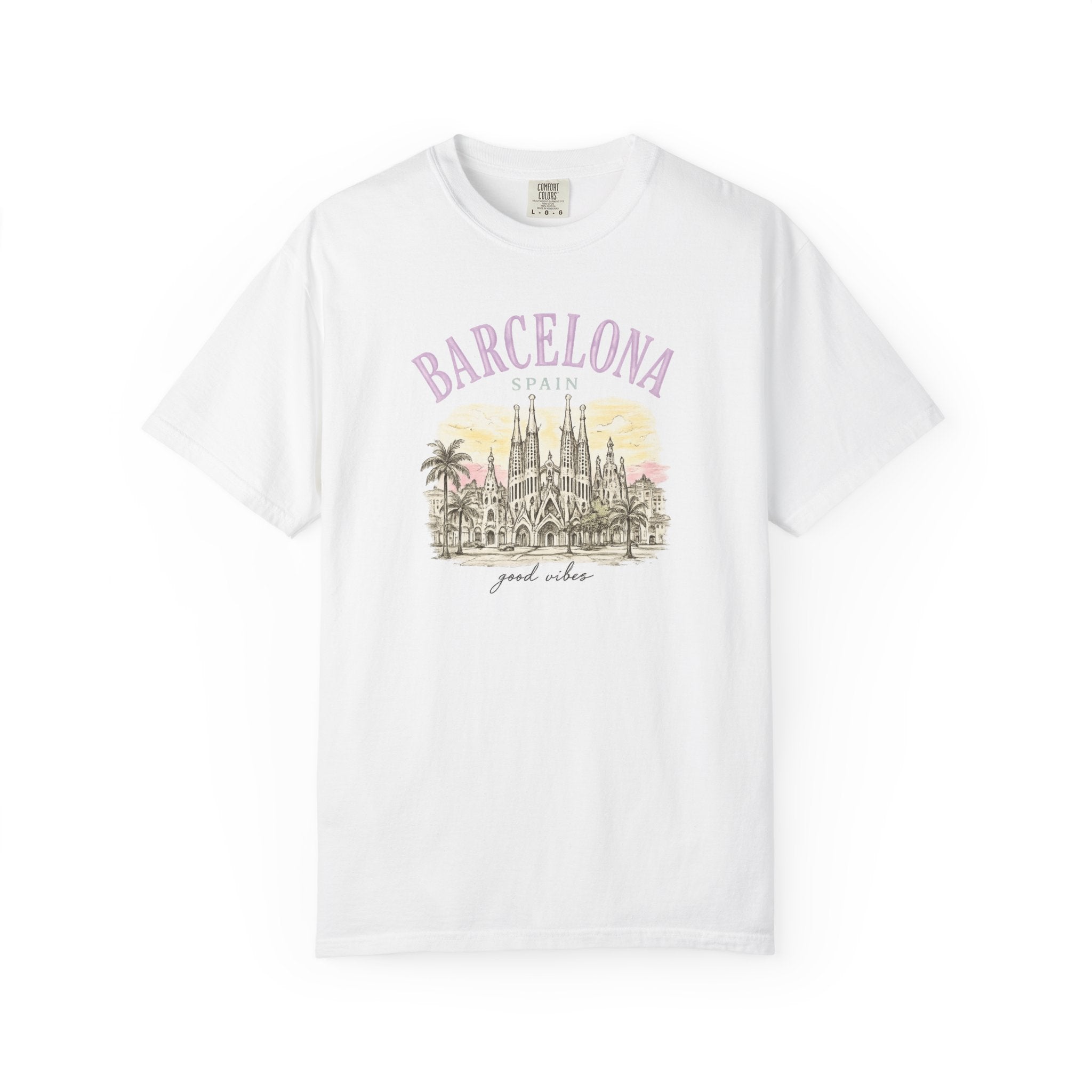 Barcelona Spain T-Shirt —Barcelona Graphic Tshirt