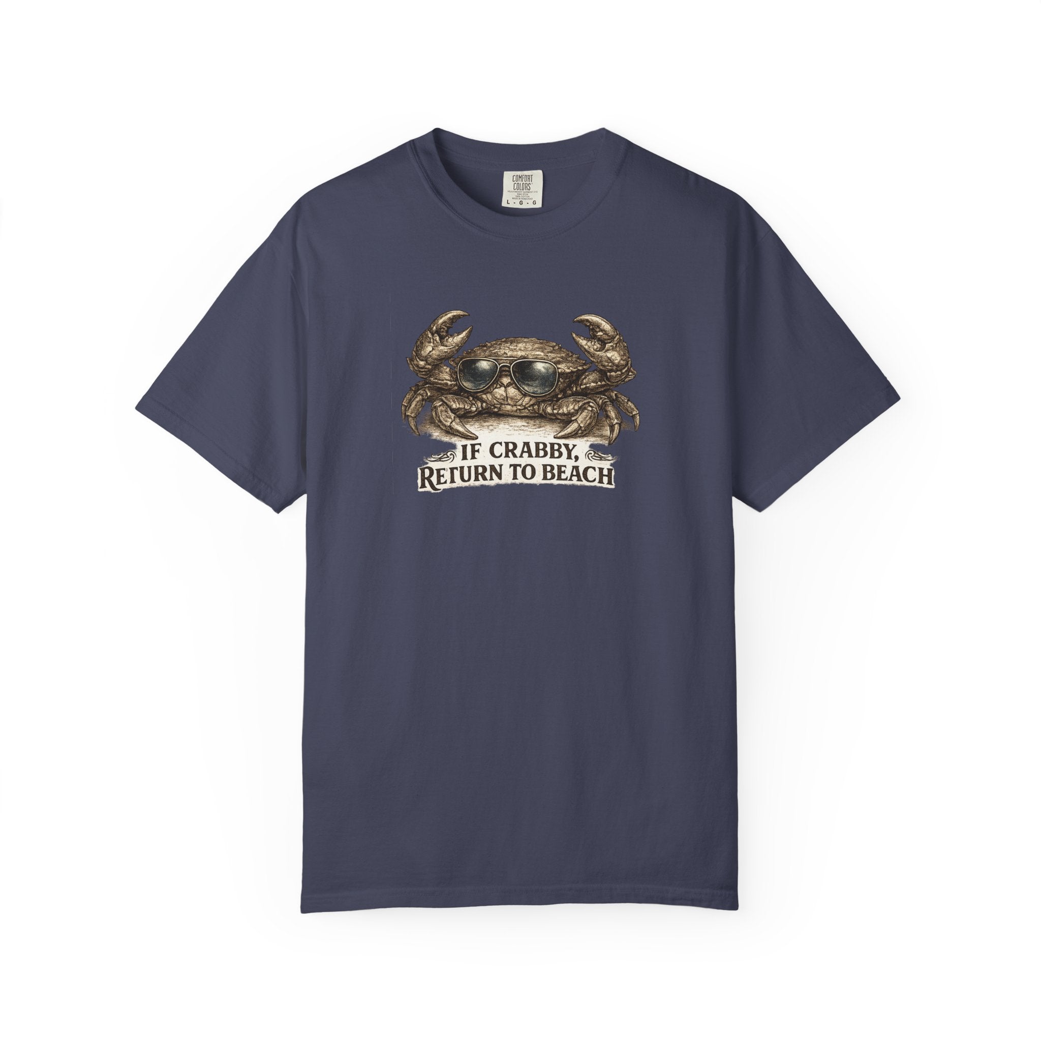If Crabby Return to Beach T-shirt- Ocean Life tshirt
