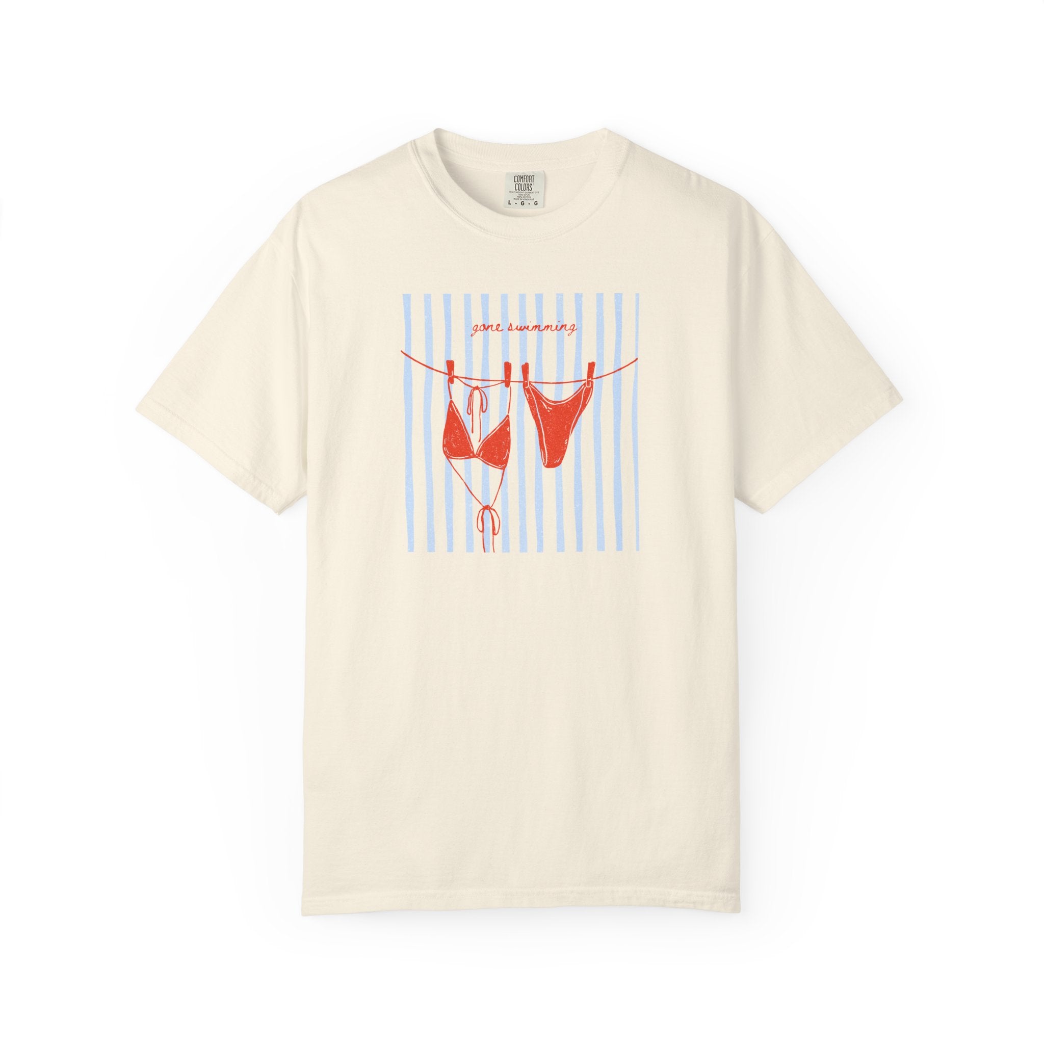 Gone Swimming Bikini T-shirt- Womens Cute Tshirts