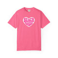 Beach Babe T-Shirt — Hot Pink on light Pink Heart  Summer Tee