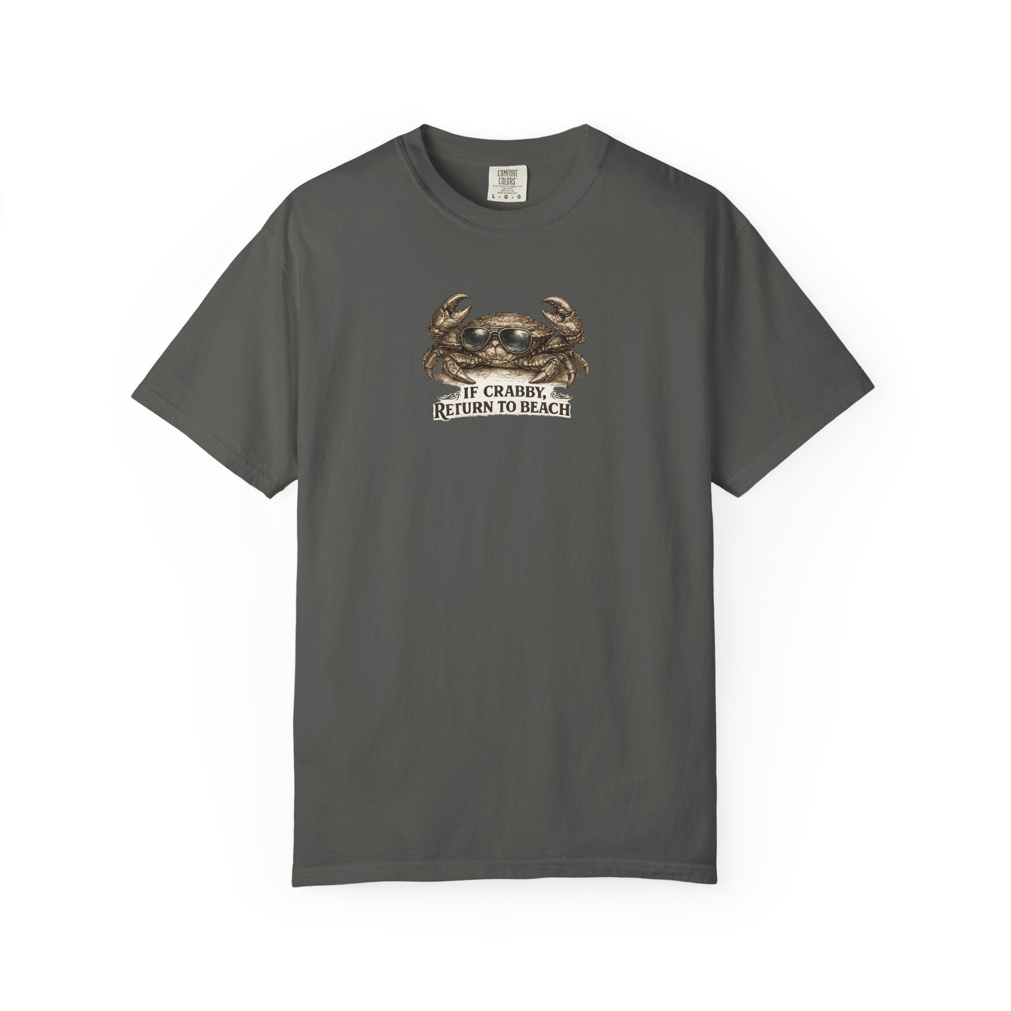 Green t-shirt with 'SAUSAGE' printed on it against a white background