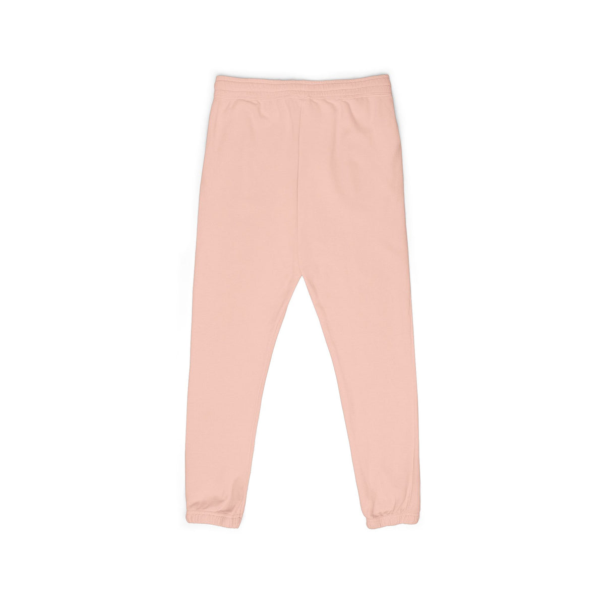 Star Accent Sweatpants —Peach Star Fleece Joggers