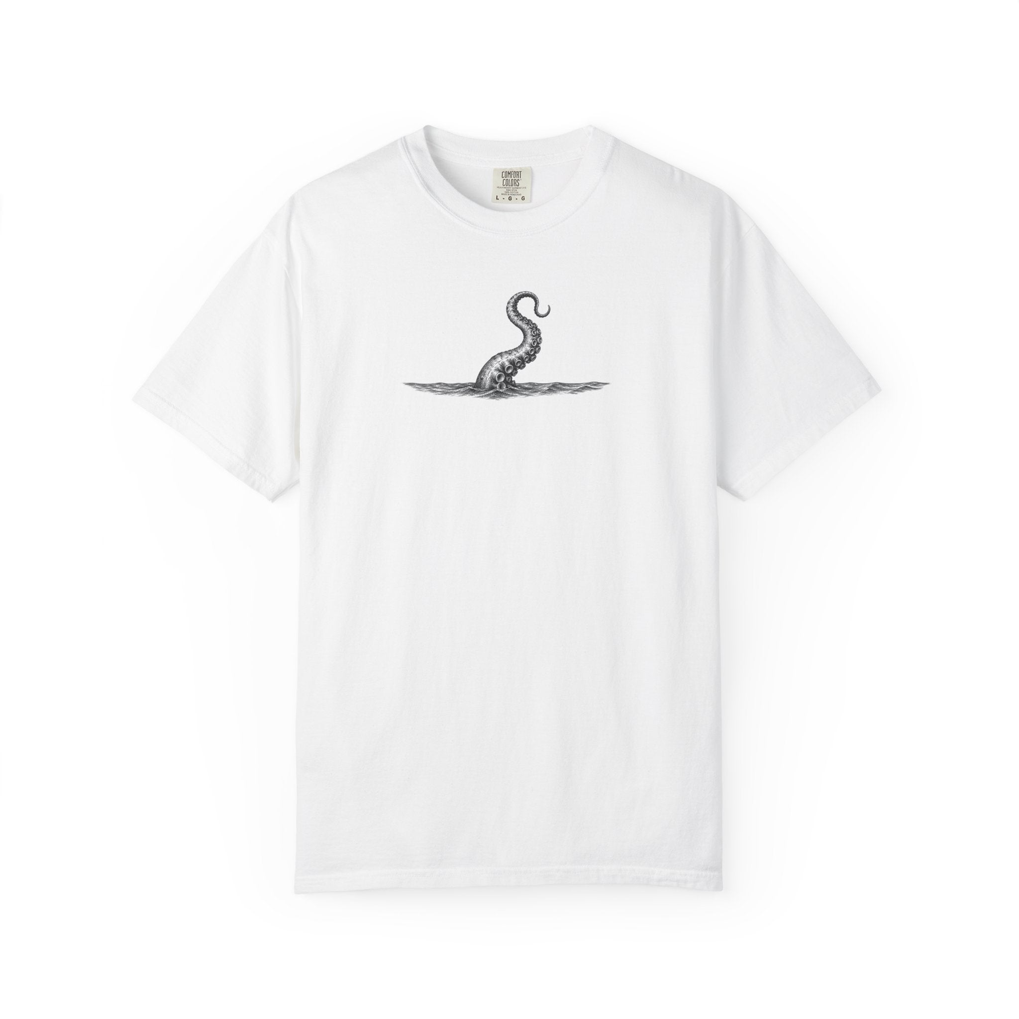 Octopus Tentacle Graphic T-Shirt-  Small Sea Creature Graphic Tee