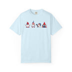 Patriotic Gnomes T-Shirt | American Flag Gnome Trio Tee