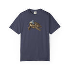 Sea Turtle Graphic Tshirt — Turtle Wearing Beanie TShirt