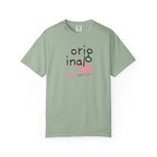Original Graphic T-Shirt — 'original' Handwritten Design with Pink Brushstroke