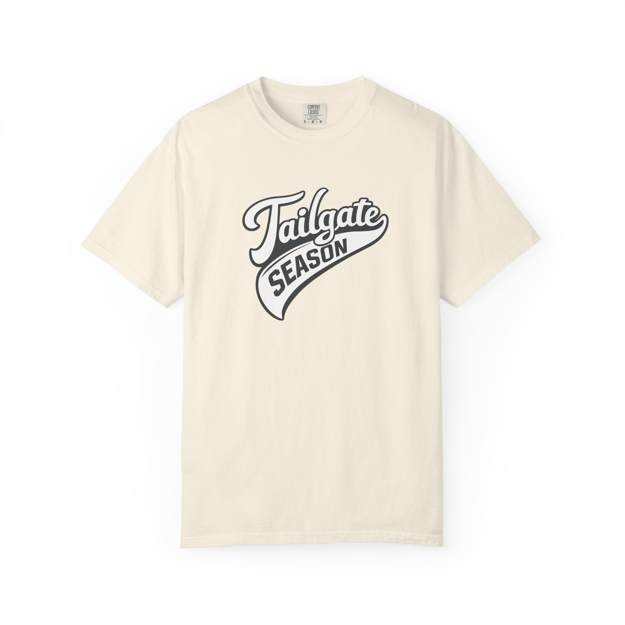 Tailgate Season T-Shirt — Vintage Script Game Day Tee