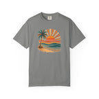 Boho Sunset Palm Beach T-Shirt —  Tropical Sunset Graphic Tee